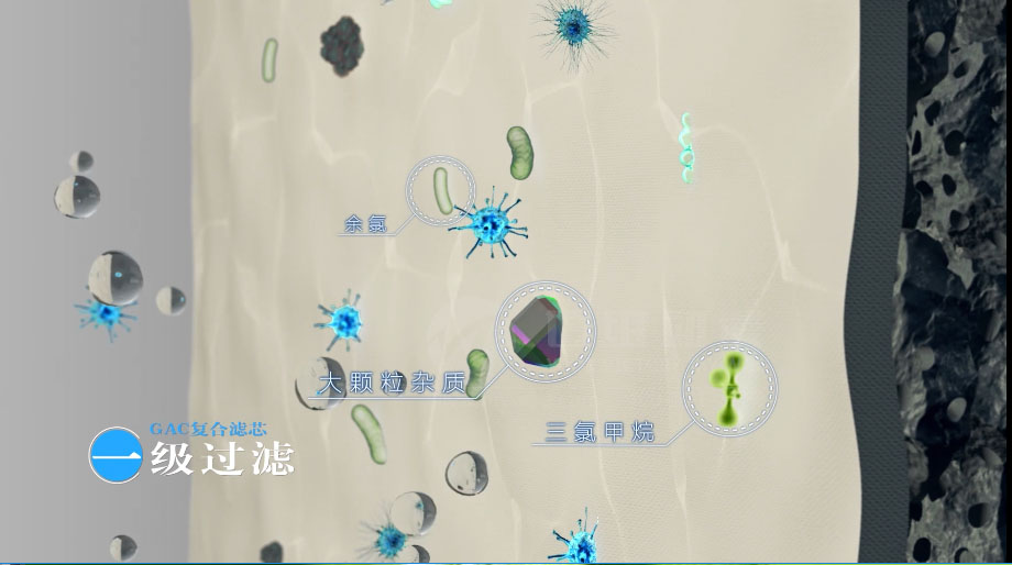 凈水器三維動畫案例展示：出水就可以直接喝的反滲透直飲水機(jī)。(圖4)